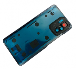 Oryginalna Klapka Baterii Obudowa Xiaomi Poco F3 5G CE Deep Ocean Blue M2012K11AG ze Szkłem Aparatu