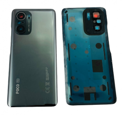 Klapka Baterii Plecki Obudowa Xiaomi Poco F3 5G Night Black CE M2012K11AG ze Szkłem Aparatu