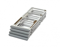 Tacka Karty SIM Szufladka Xiaomi Redmi Note 9 Pro / 9s Biała / Srebrna