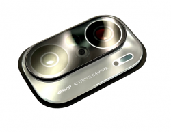 Oczko Aparatu Szkło Kamery Xiaomi Poco F3 5G z Obudową Arctic White