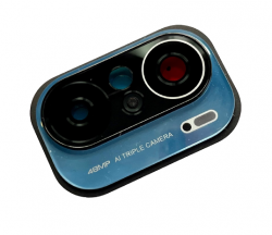 Oczko Aparatu Szkło Kamery Xiaomi Poco F3 5G z Obudową Deep Ocean Blue