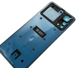 Klapka Baterii Xiaomi Poco X4 Pro 5G Laser Blue CE 2201116PG z oczkiem aparatu - kompletna