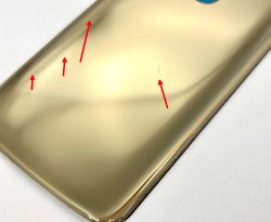 Klapka Baterii Plecki Moto G6 Play XT1922 Złota OUTLET /1a