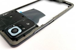 Oryginalna Ramka Oczko Aparatu Szkło Kamery Xiaomi Redmi Note 10 Pro Onyx Grey