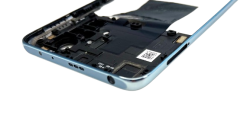 Oryginalna Ramka Oczko Aparatu Szkło Kamery Xiaomi Redmi Note 10 Pro Glacier Blue demontaż