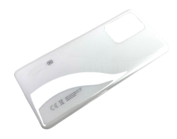 Klapka Baterii Plecki Xiaomi 11T / 11T Pro 5G Biała / Błyszcząca z taśmą klejącą