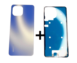 Klapka Baterii Plecki Xiaomi Mi 11 Lite 4G / 5G Niebieska + Klej / Zestaw