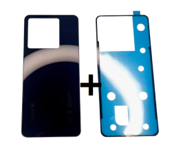Klapka Baterii Plecki Xiaomi Redmi Note 13 Pro 5G Czarna + Klej / Zestaw