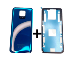 Klapka Baterii Plecki Xiaomi Redmi Note 9 Pro / 9s Niebieska + Klej / Zestaw
