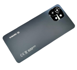 Klapka Baterii Plecki Obudowa Xiaomi Mi 11 Lite 5G / NE Black CE 2109119DG ze Szkłem Aparatu