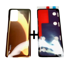 Klapka Baterii Plecki Xiaomi Redmi Note 10 Pro Brązowa + Klej / Zestaw