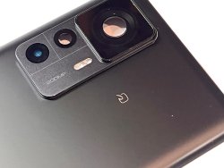 Klapka Baterii Xiaomi 12T Pro Black 22081212UG CE z oczkiem aparatu - kompletna