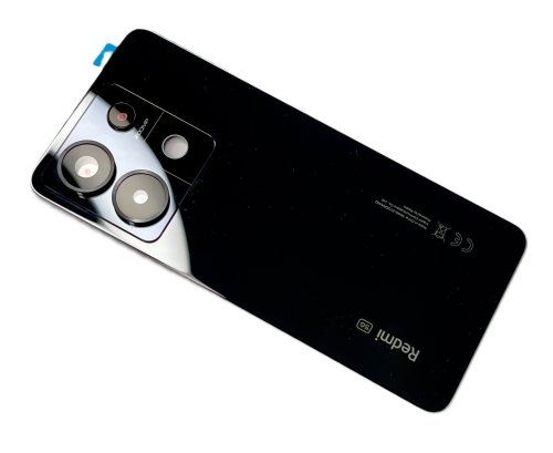 Oryginalna klapka baterii Xiaomi Redmi Note 13 Pro 5G Midnight Black CE 2312DRA50G z oczkiem aparatu
