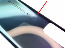 Klapka Baterii Xiaomi Mi 10T 5G / Mi 10T Pro Niebieska Outlet/2