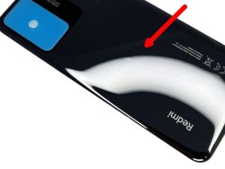 Klapka Baterii Plecki Obudowa Xiaomi Redmi Note 12s Onyx Black CE OUTLET/1