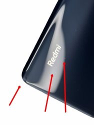 Klapka Baterii Xiaomi Redmi Note 10 Pro Onyx Grey oryginalna OUTLET/3