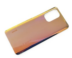 Klapka Baterii Xiaomi Mi 11i 5G M2102K11G Złota + Klej / Zestaw