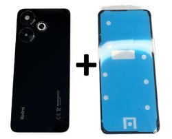 Klapka Baterii Xiaomi Redmi 13 Czarna + Klej - Kompletna