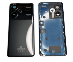 Oryginalna Klapka Baterii Xiaomi Redmi Note 13 Pro Plus + 5G Midnight Black CE 23090RA98G z oczkiem 