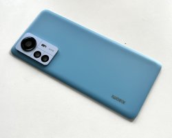 Klapka Baterii Xiaomi 12 Pro / Mi 12 Pro Niebieska Kompletna / Zestaw z klejem