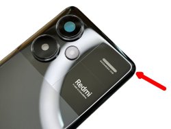 Oryginalna Klapka Baterii Xiaomi Redmi Note 13 Pro Plus 5G Black CE 23090RA98G Kompletna - Outlet/1