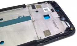 Oryginalna Ramka Wyświetlacza Korpus Moto C Plus XT1723 Czarna