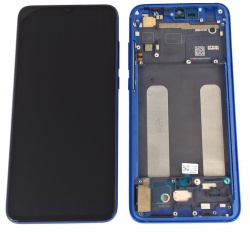 Oryginalny Wyświetlacz i Ramka Xiaomi Mi 9 Lite Aurora Blue M1904F3BG