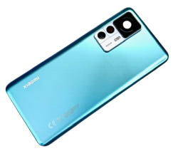 Klapka Baterii Xiaomi 12T Pro  Blue 22081212UG CE z oczkiem aparatu - kompletna