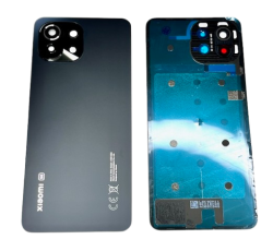 Klapka Baterii Plecki Obudowa Xiaomi Mi 11 Lite 5G / NE Black CE 2109119DG ze Szkłem Aparatu