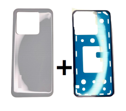 Klapka Baterii Plecki Xiaomi 14 / Mi 14 Biała + Klej / Zestaw