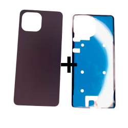 Klapka Baterii Plecki Xiaomi Mi 11 Lite 4G / 5G Czarna + Klej / Zestaw