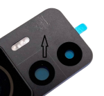 Oczko Aparatu Szkło Kamery Xiaomi 12T Pro w Obudowie Black Outlet/1