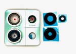 Oczko Aparatu Szkło Kamery Xiaomi Redmi Note 13 Pro 5G z Obudową Ocean Teal