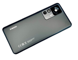 Klapka Baterii Xiaomi 12T  Black CE 22071212AG z oczkiem aparatu - kompletna