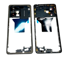 Oryginalna Kompletna Ramka Korpus Xiaomi Redmi Note 12 Pro 5G Midnight Black z NFC